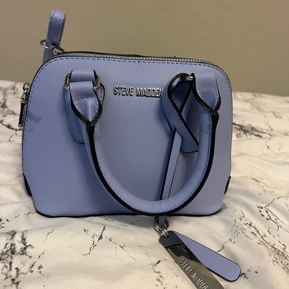 Steve Madden handbags pastel blue, purple, and black - Picture 4 of 6